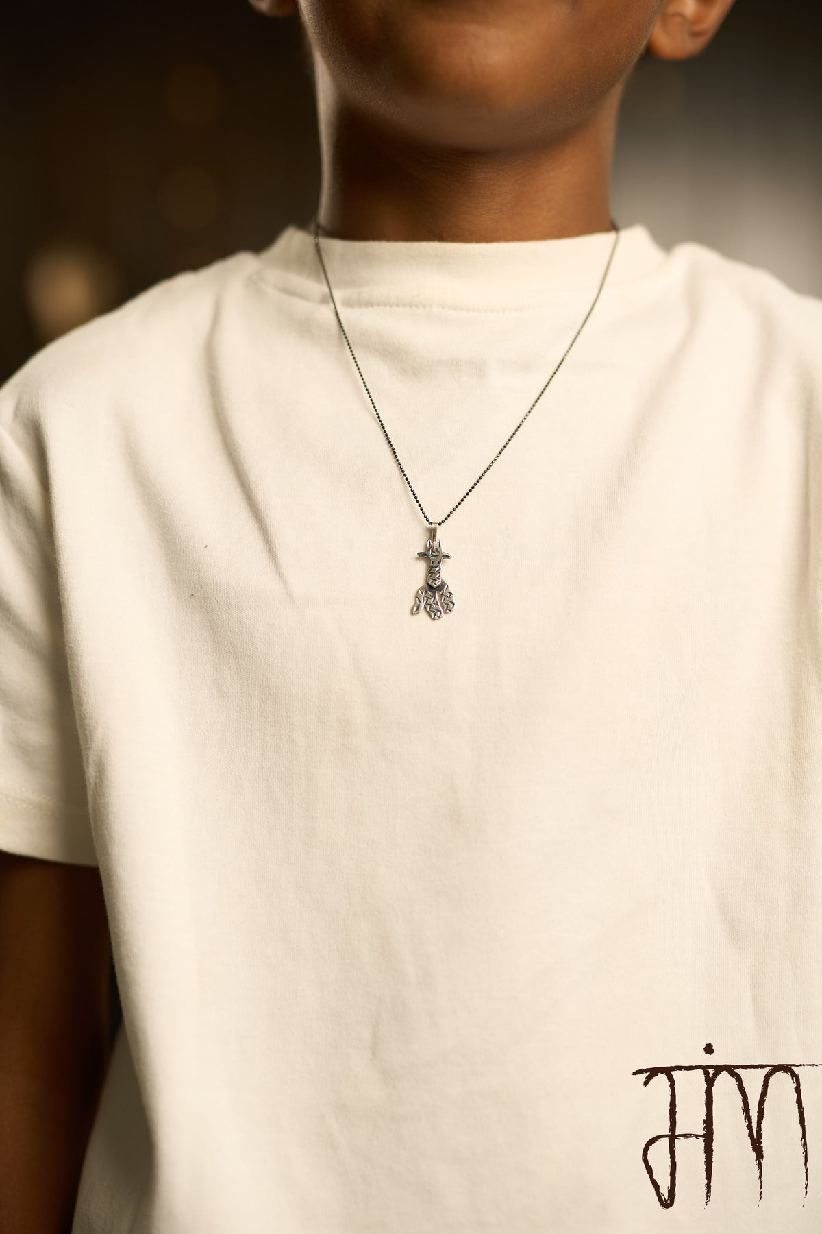 Sterling Silver Giraffe Pendant