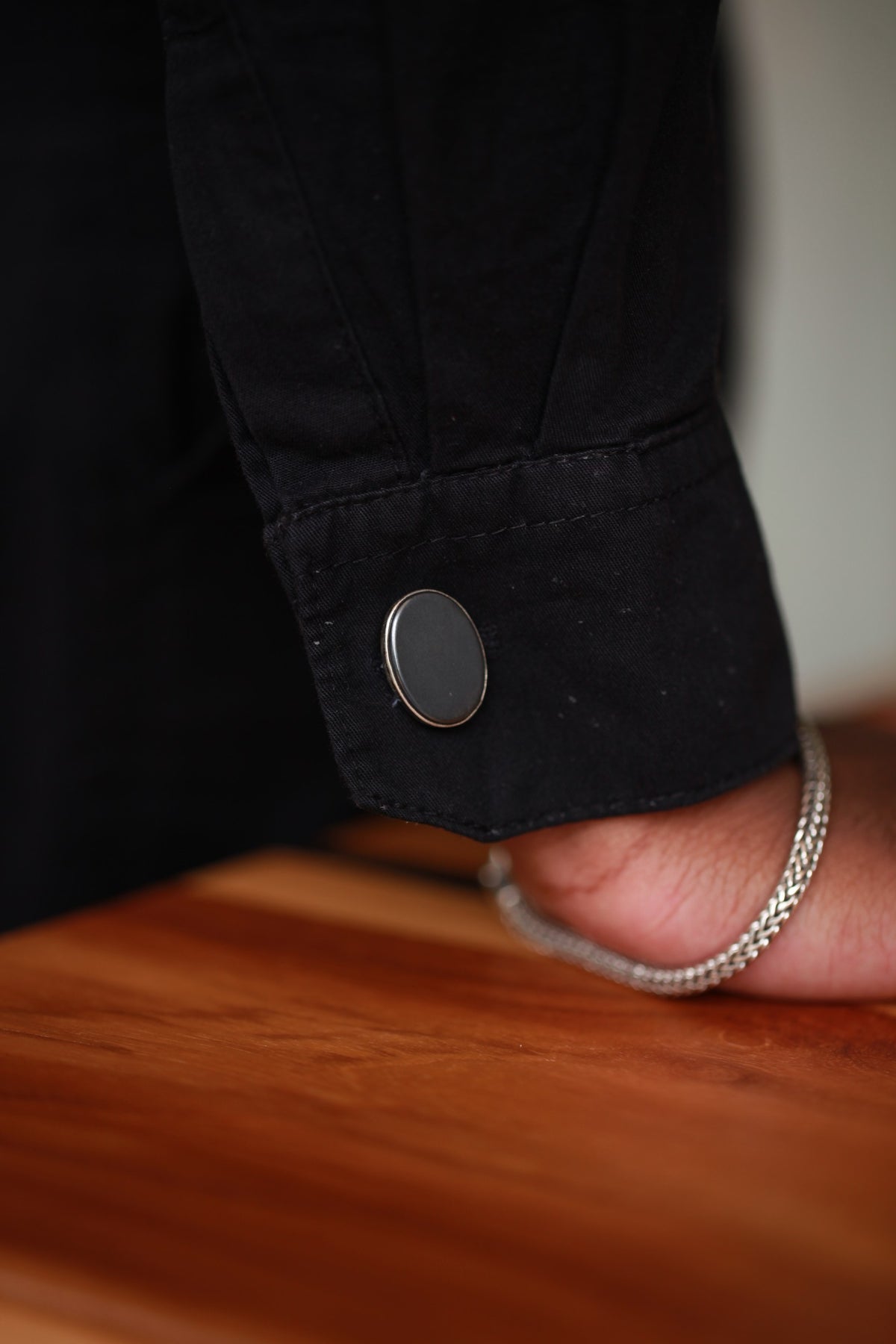 Refined Earth Cufflinks with Hematite