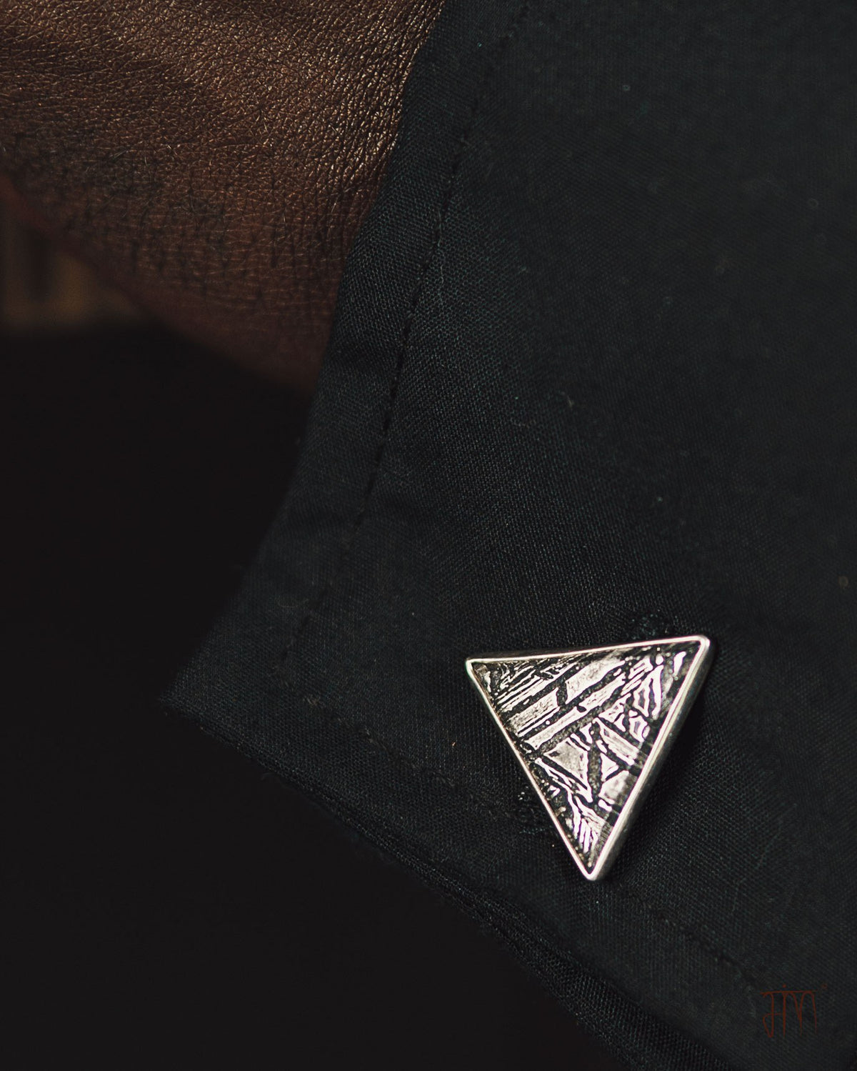 Aletai Meteorite Triangle Cufflinks