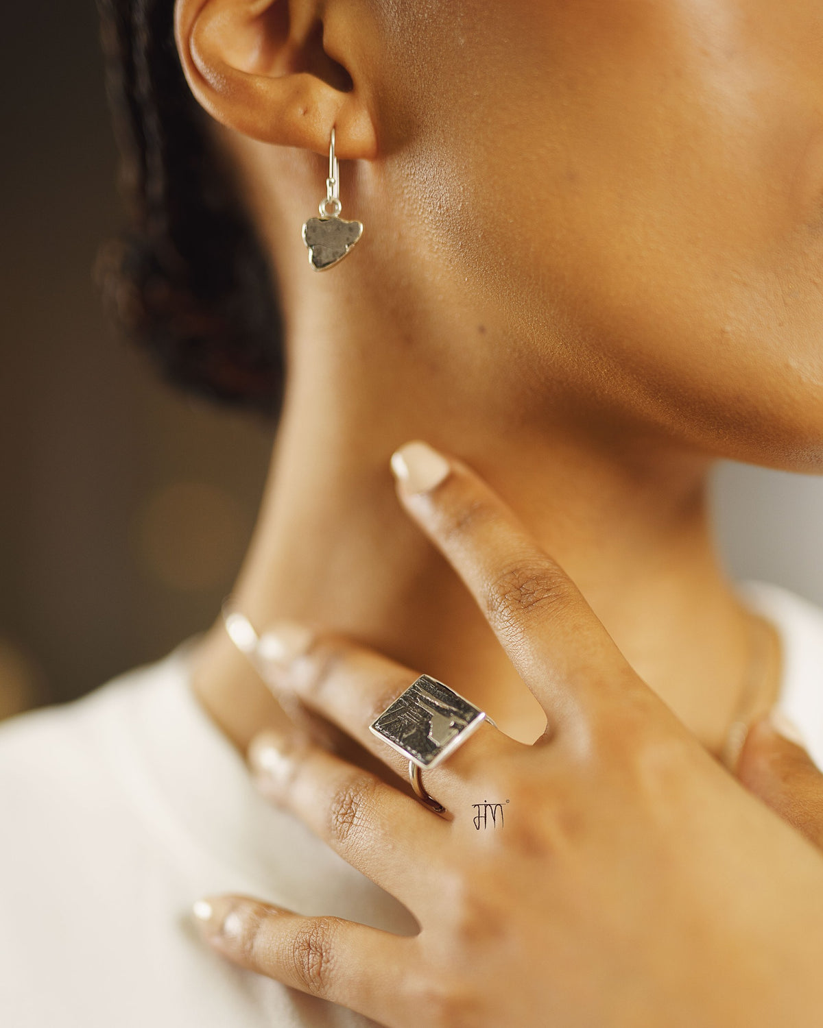 Aletai Meteorite Earrings