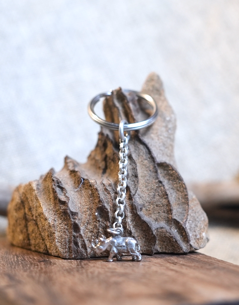 Rhino Keychain.