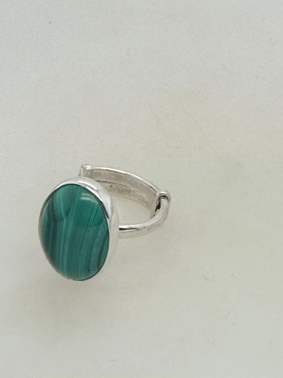 Refined Earth Ring with Malachite