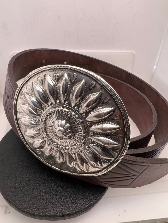 Antique leather belt.