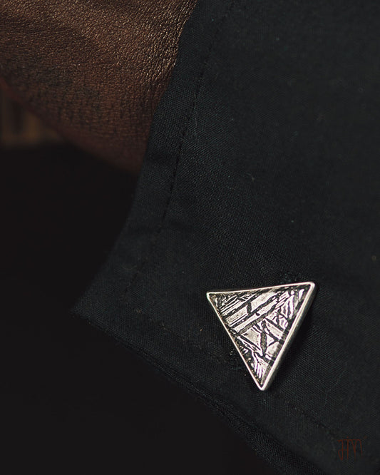 Aletai Meteorite Triangle Cufflinks
