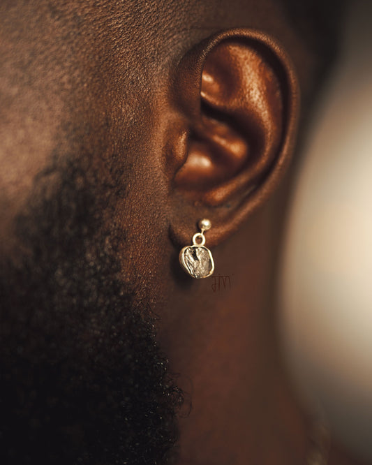 Meteorite Stud Earrings