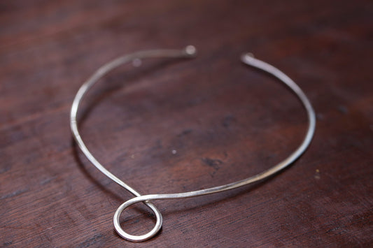 Classic Silver Choker or Pendant Holder