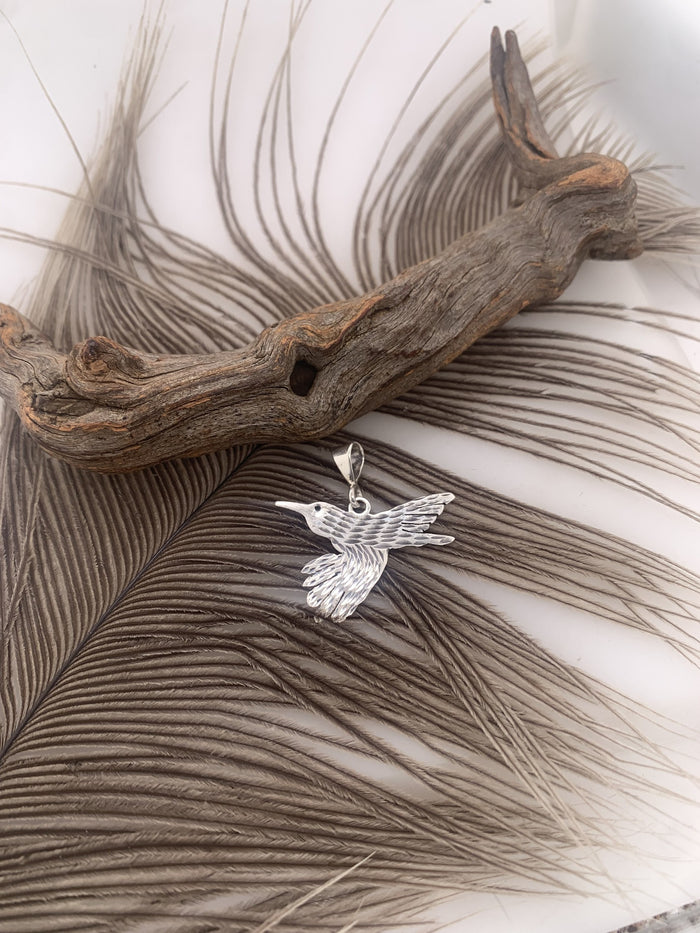 Tiny Tales Small Hummingbird Pendant